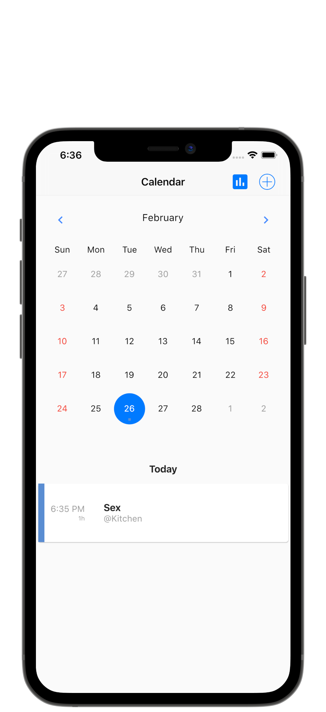 Sex Tracker and Calendar