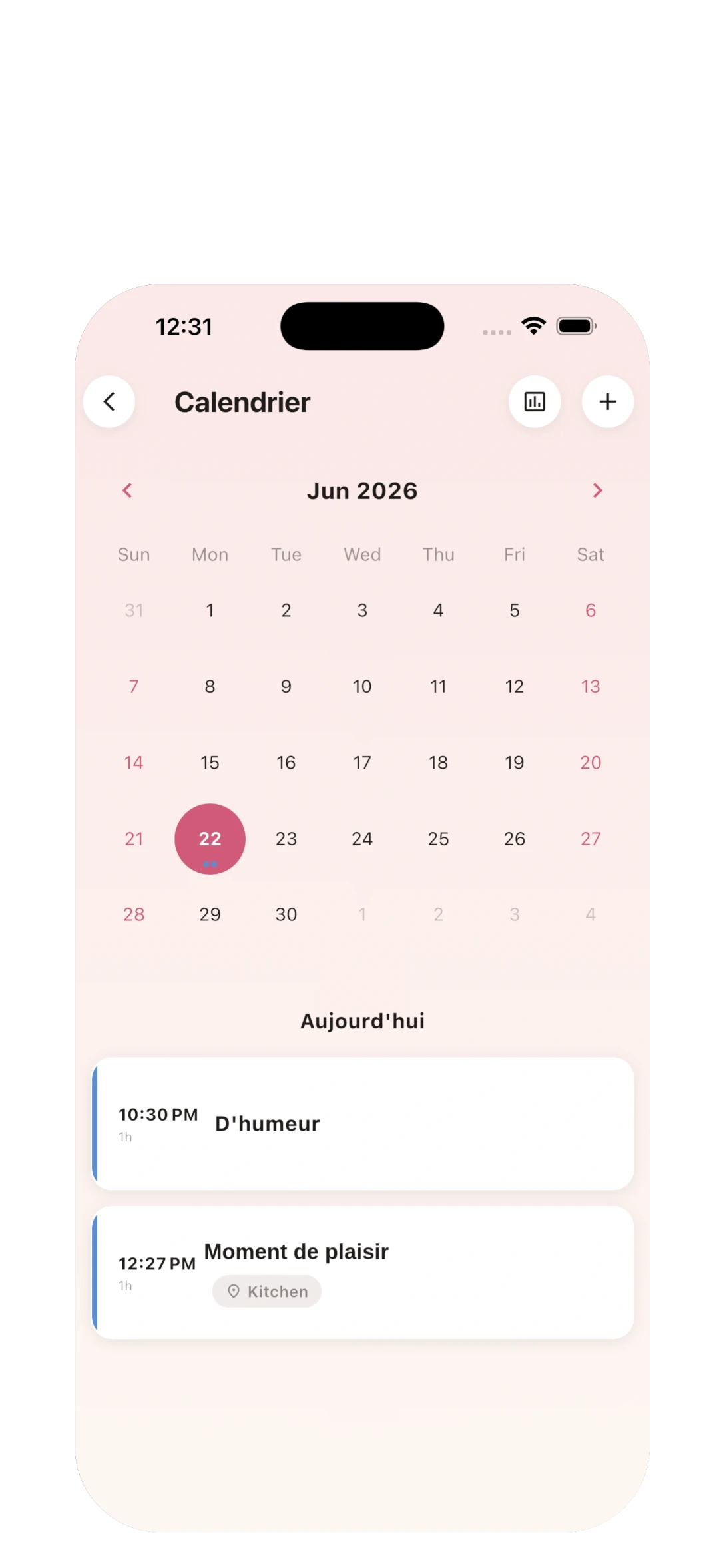 Suivi et calendrier de votre vie sexuelle