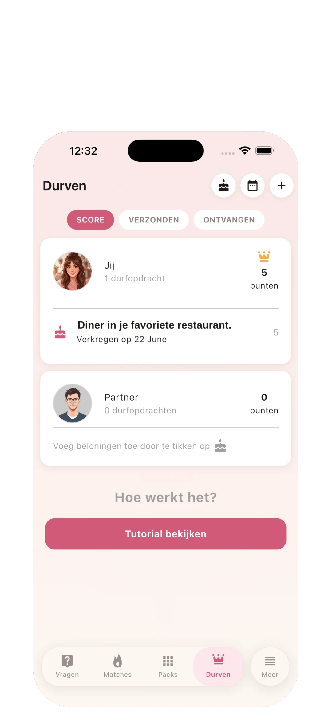 Stuur durfopdrachten - speel met je partner