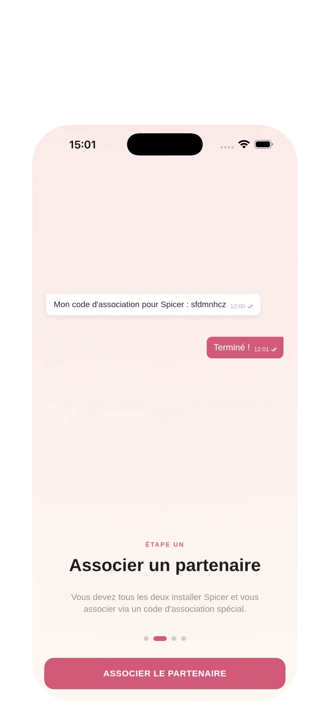 Lier votre partenaire