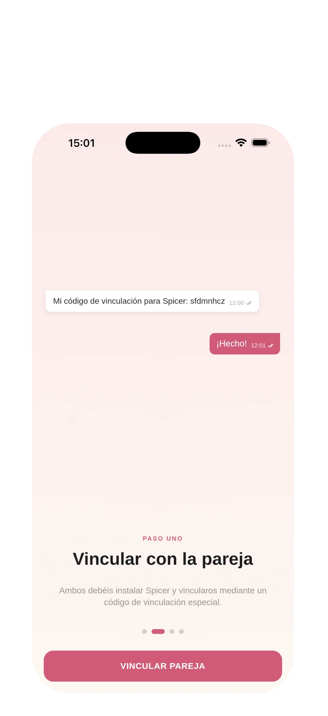 Vincular pareja