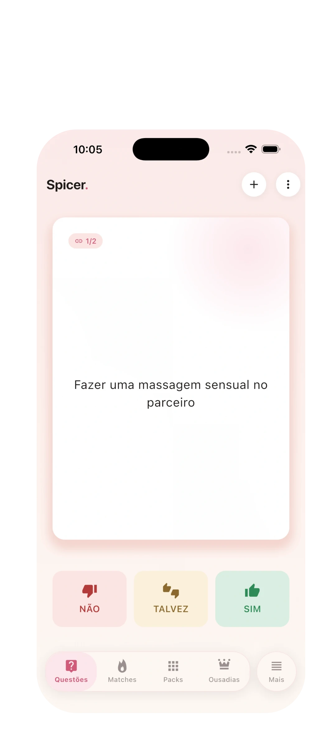 Respondam a Questões Sobre Sexo – em telefones separados